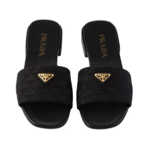 Embroidered fabric slides