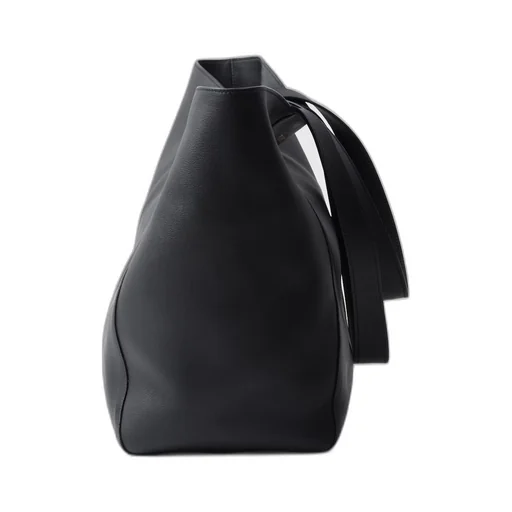 Leather tote bag