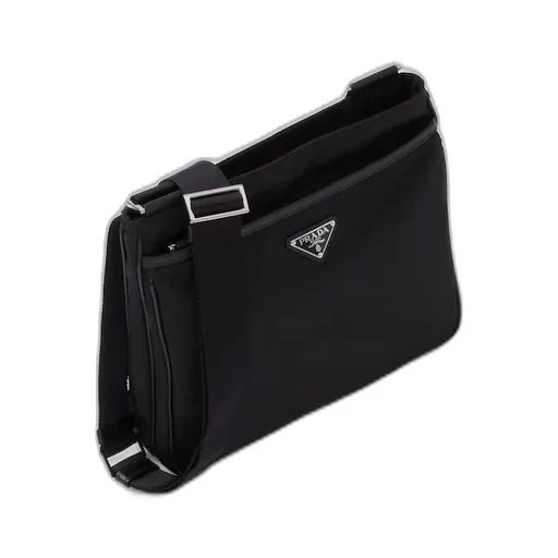 Re-Nylon and Saffiano shoulder bag