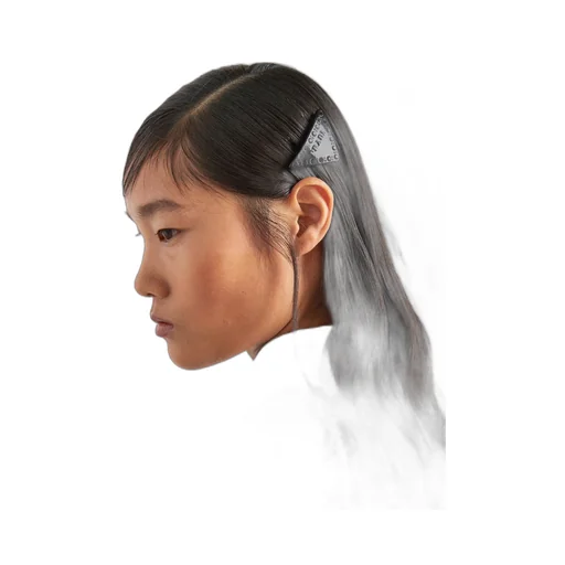 Plexiglass hair clip
