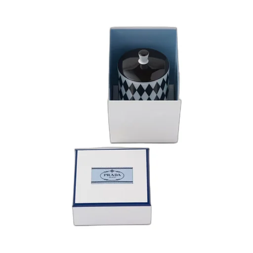 Porcelain scented candle - Checkerboard