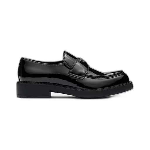 Patent leather loafers