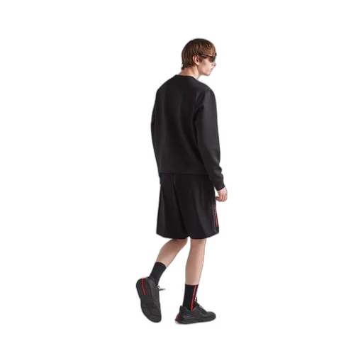 Recycled double jersey sweatshirt