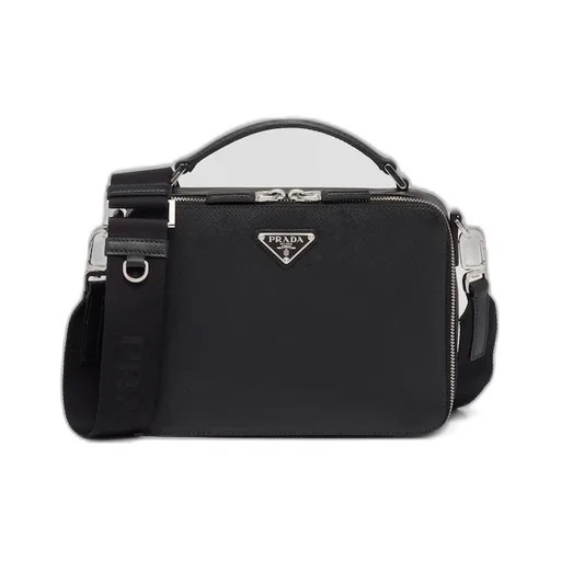 Medium Prada Brique Saffiano leather bag