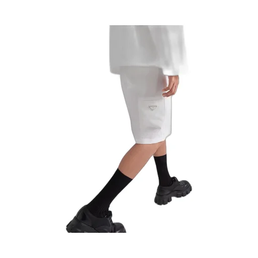 Technical poplin Bermudas