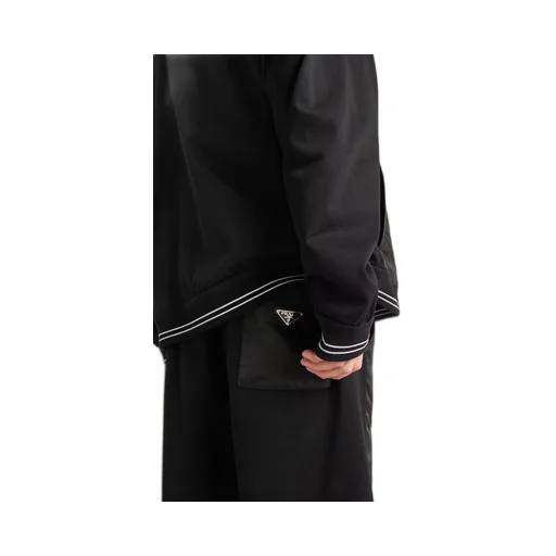 Piqué Bermudas with Re-Nylon details