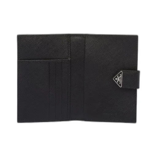 Saffiano leather passport holder