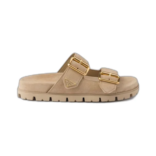 Suede strap slides
