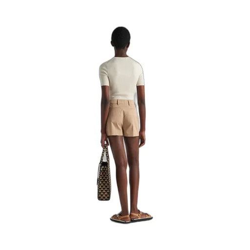 Gabardine shorts