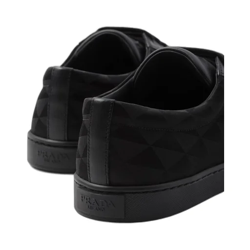 Leather and Re-Nylon sneakers