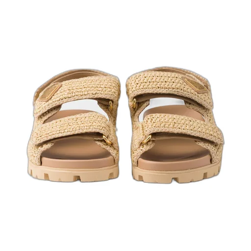 Crochet sandals