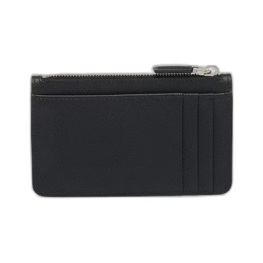 Saffiano leather card holder