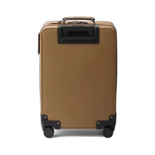 Saffiano leather trolley