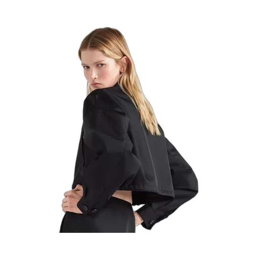 Re-Nylon cropped blouson jacket