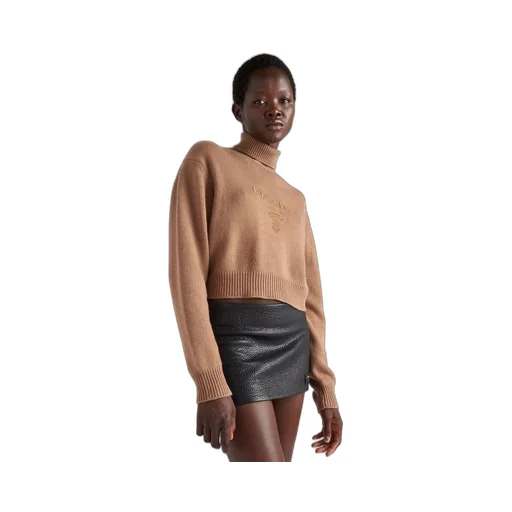 Cashmere and wool turtleneck sweater