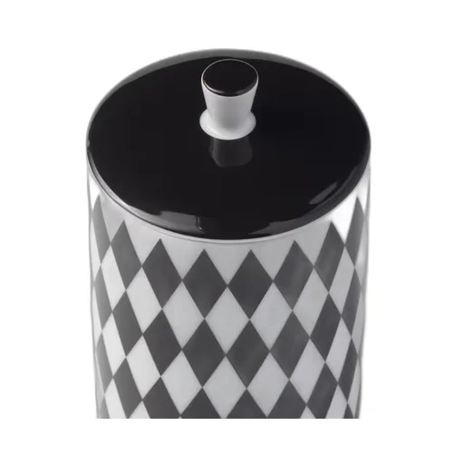 Porcelain scented candle - Checkerboard