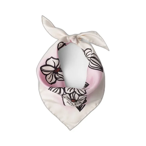 Printed twill scarf