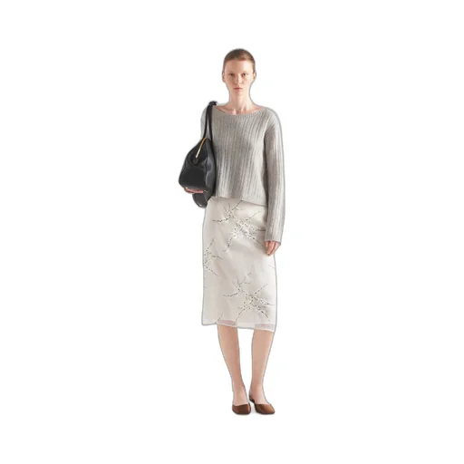 Wool and cashmere boat-neck sweater