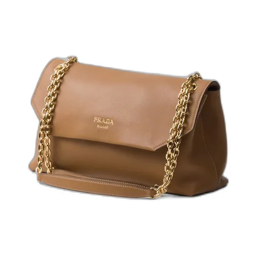 Medium leather shoulder bag