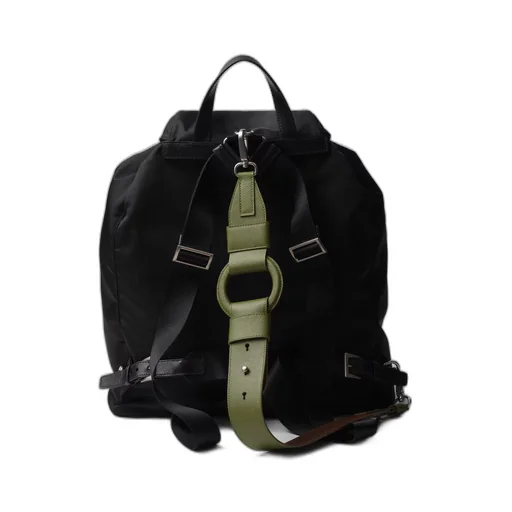 Printed Saffiano leather shoulder strap