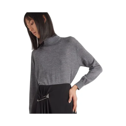 Cashmere and wool turtleneck sweater