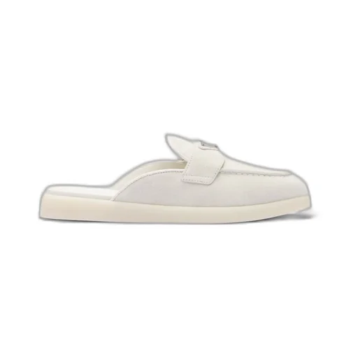 Suede mules