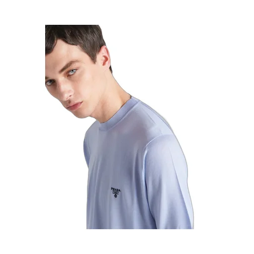 Superfine wool crew-neck sweater