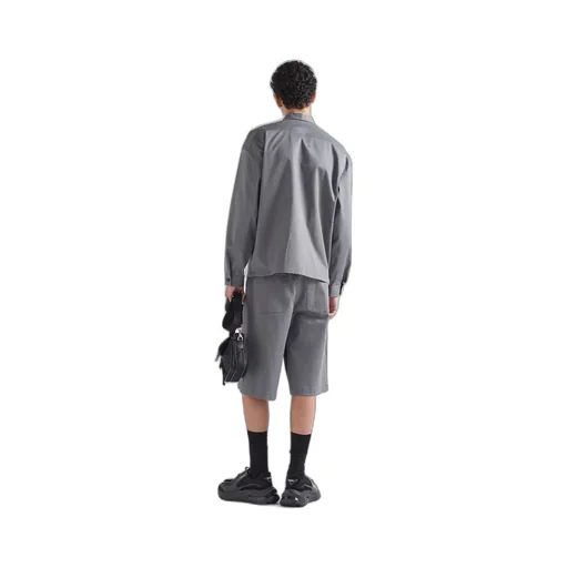 Stretch cotton Bermudas