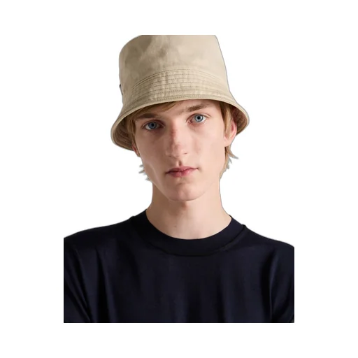 Worn bull-denim bucket hat