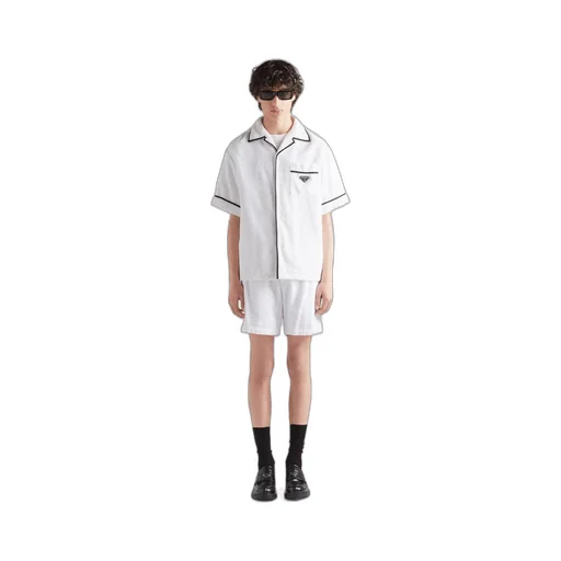 Cotton bowling shirt