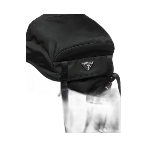 Re-Nylon and Saffiano leather backpack
