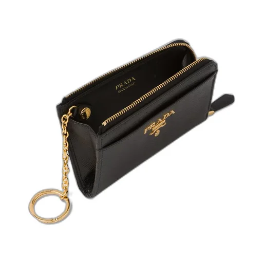 Saffiano Leather Keychain