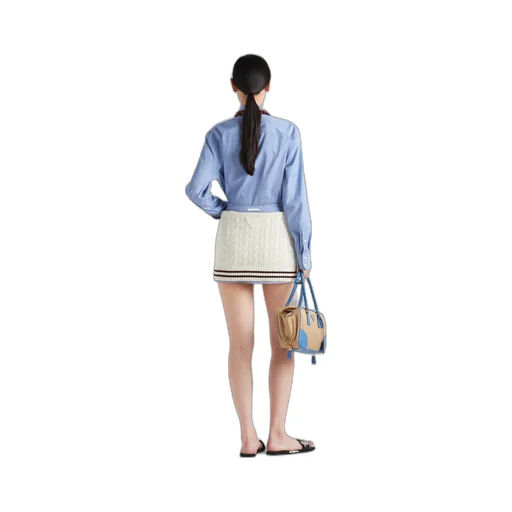 Cotton miniskirt