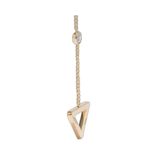 Eternal Gold cut-out drop earrings in yellow gold with diamonds