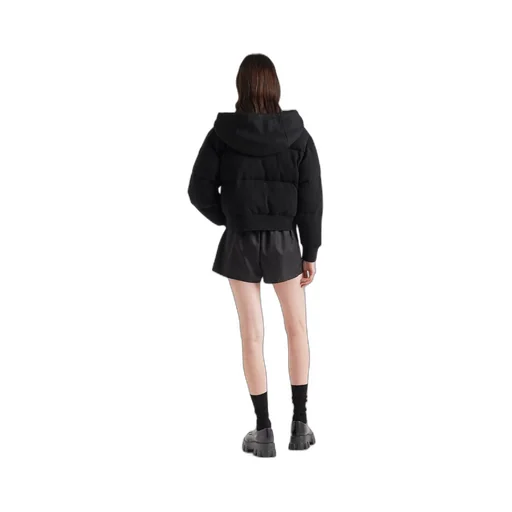 Wool and cashmere down jacket