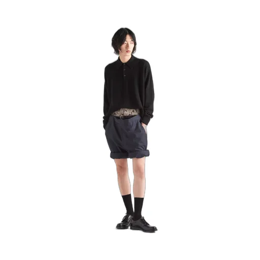 Cashmere polo shirt