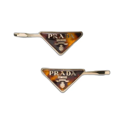 Plexiglas and metal barrette