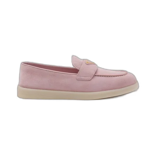 Suede leather loafers