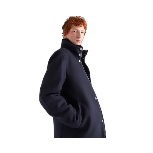 Wool blend and shearling jacket