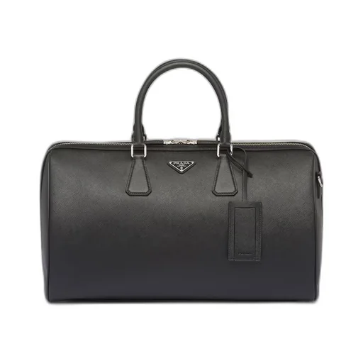 Saffiano leather travel bag
