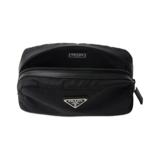 Re-Nylon and Saffiano necessaire