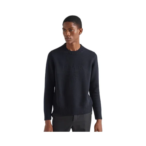 Wool and cashmere crew-neck sweater