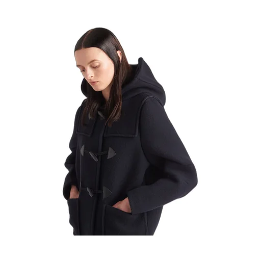 Single-breasted velour cloth coat