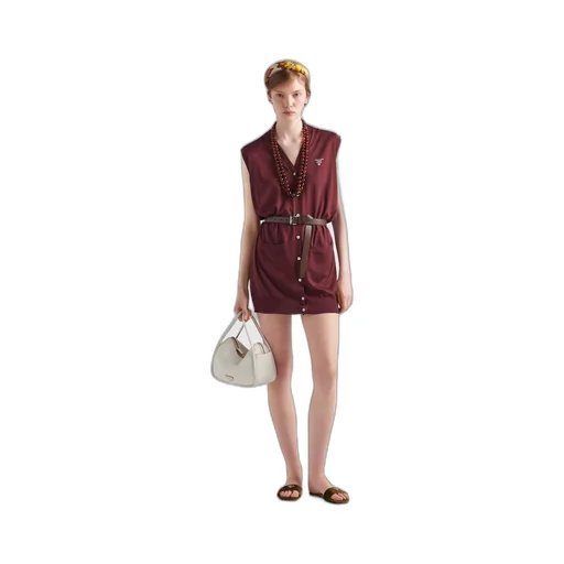 Silk mini-dress