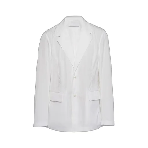 Single-breasted cotton jacket