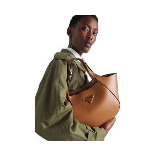 Prada medium leather tote bag