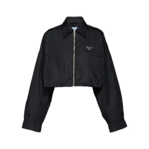 Re-Nylon cropped blouson jacket