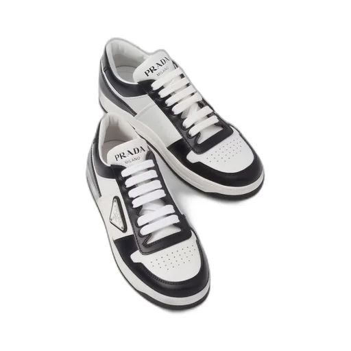 Downtown perforated leather sneakers