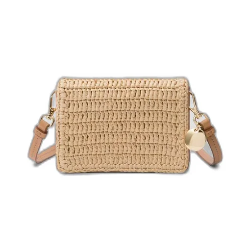 Crochet card holder with shoulder strap
