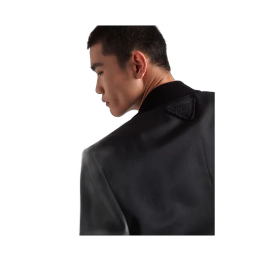 Double-breasted wool jacket